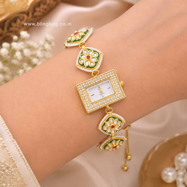 BlingBag Hiyanshree Kashmiri Adjustable Watch