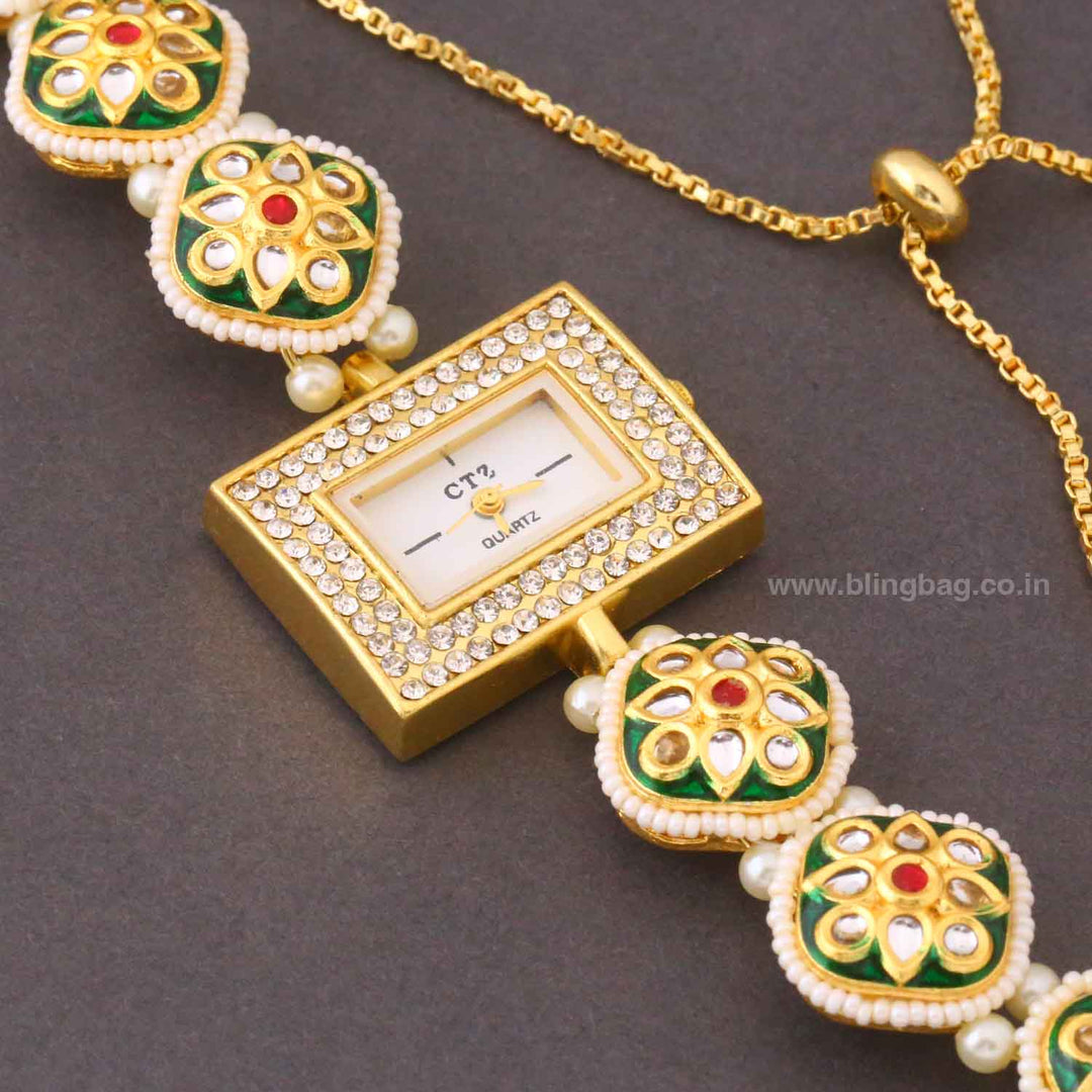 BlingBag Hiyanshree Kashmiri Adjustable Watch