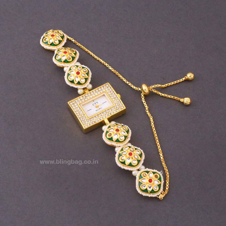 BlingBag Hiyanshree Kashmiri Adjustable Watch