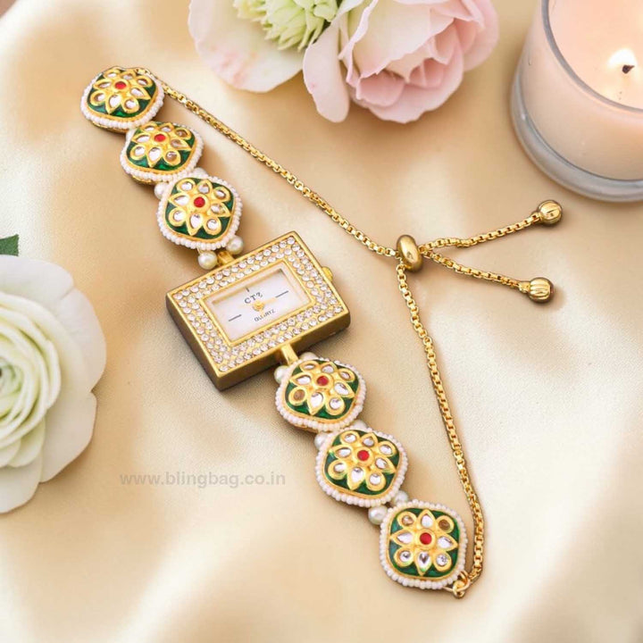 BlingBag Hiyanshree Kashmiri Adjustable Watch
