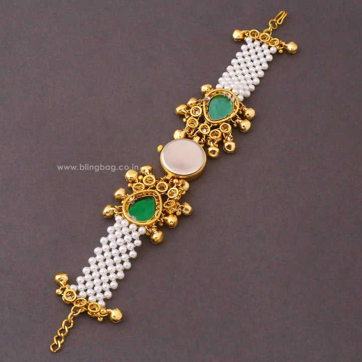 Blingbag Ivory Pachika Kashmiri Watch