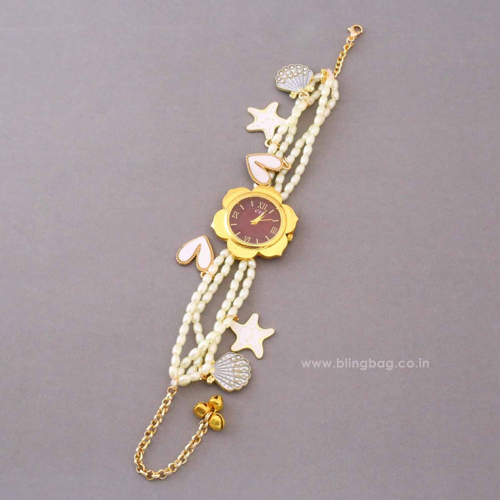 Blingbag Ivory Vidyasha Kashmiri Watch