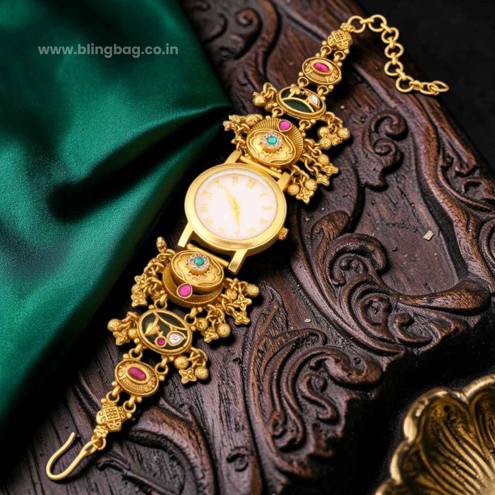 BlingBag Karupani Roman Kashmiri Watch