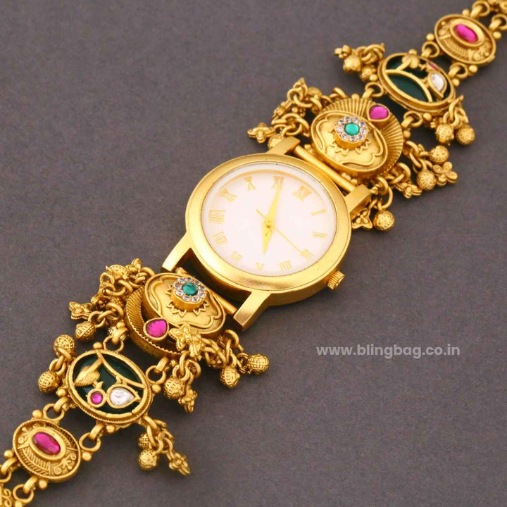 BlingBag Karupani Roman Kashmiri Watch