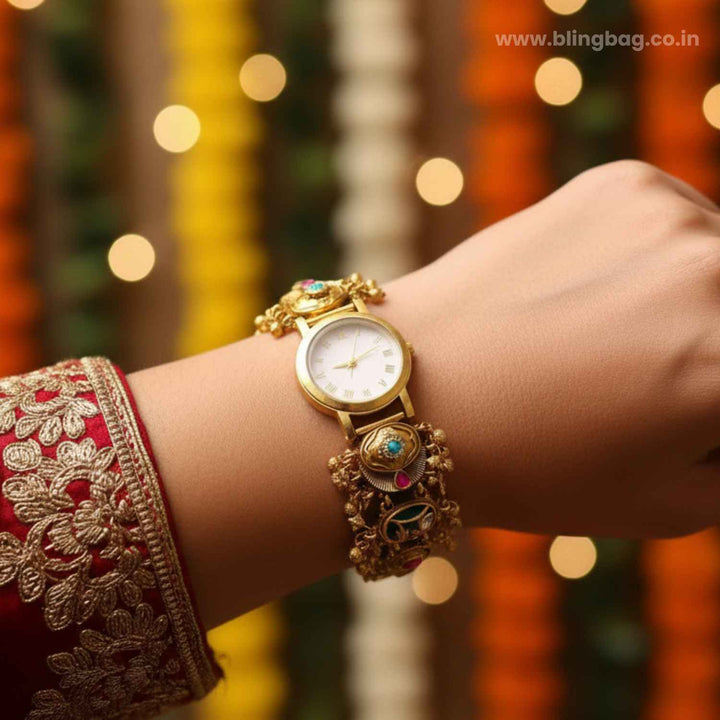 BlingBag Karupani Roman Kashmiri Watch