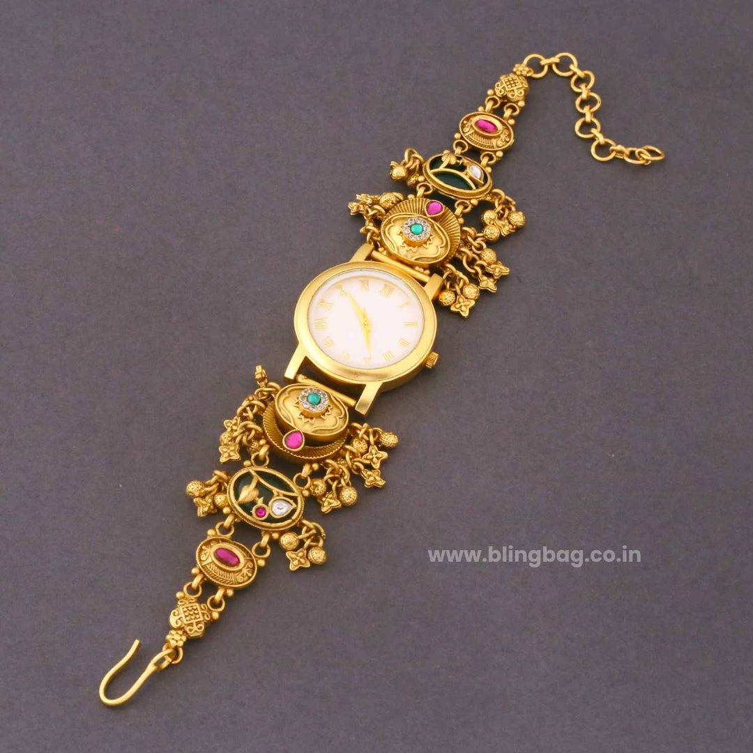 BlingBag Karupani Roman Kashmiri Watch