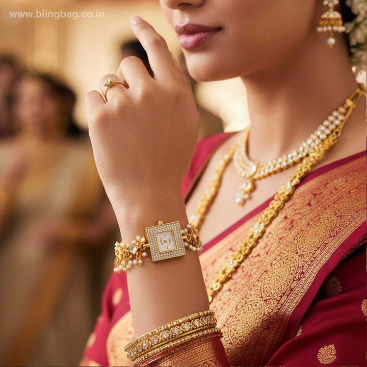 BlingBag Kayania Kashmiri Adjustable Watch