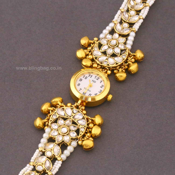 BlingBag Klisaha Kundan Watch