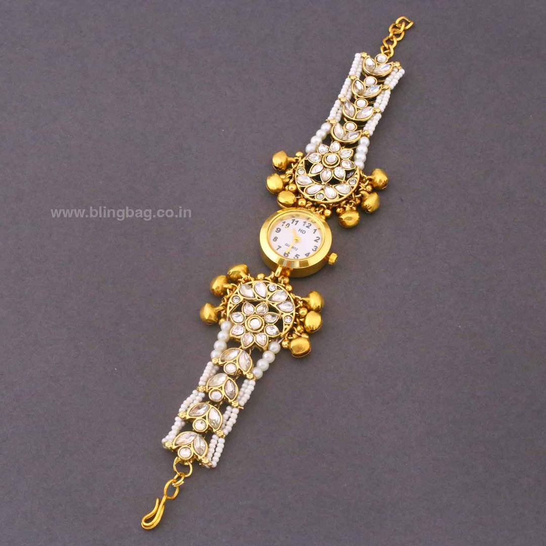 BlingBag Klisaha Kundan Watch