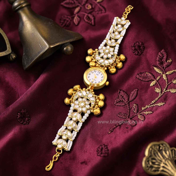 BlingBag Klisaha Kundan Watch