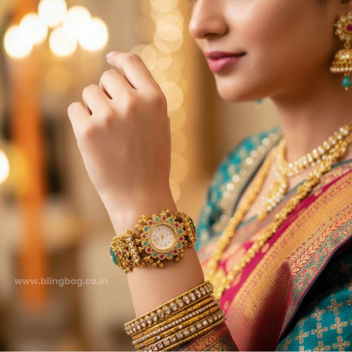 BlingBag Mint Kavyani Heritage Bracelet Watch