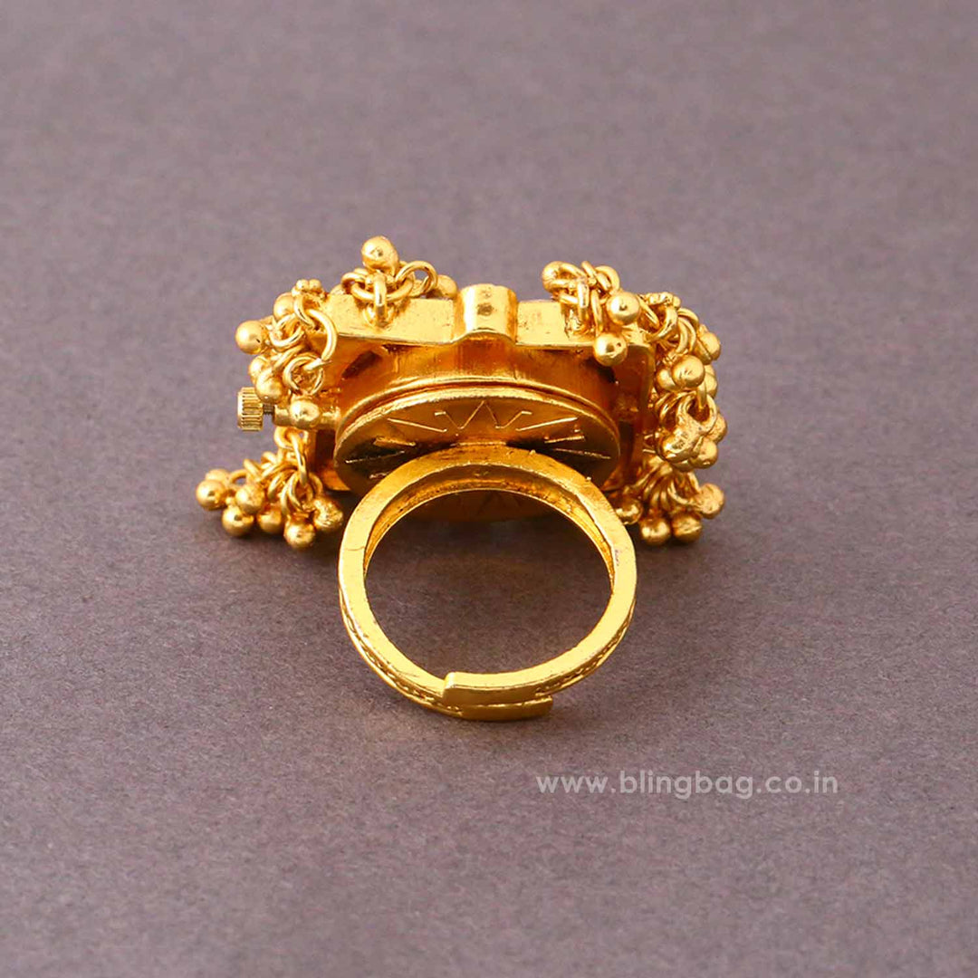 Blingbag Multicolor Aaranya Ring Watch