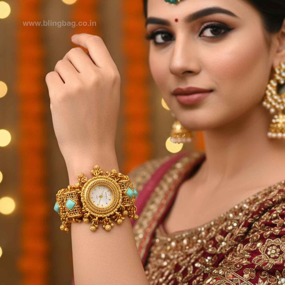 BlingBag Multicolor Kaisna Kashmiri Watch