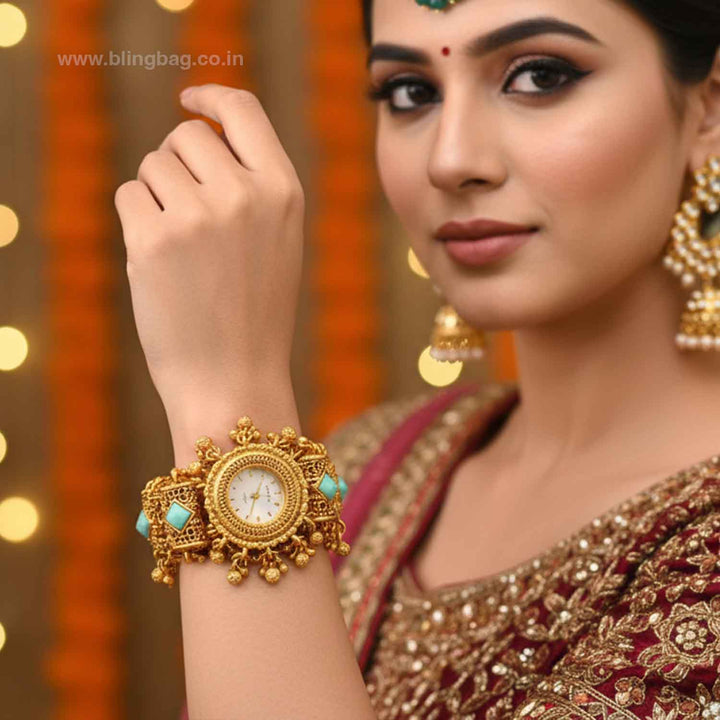 BlingBag Multicolor Kaisna Kashmiri Watch