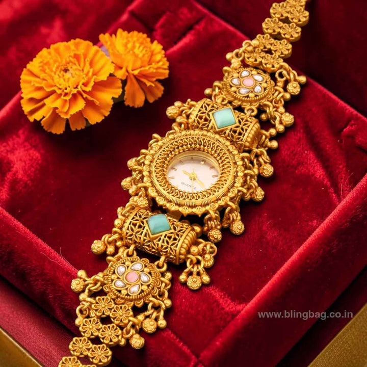 BlingBag Multicolor Kaisna Kashmiri Watch