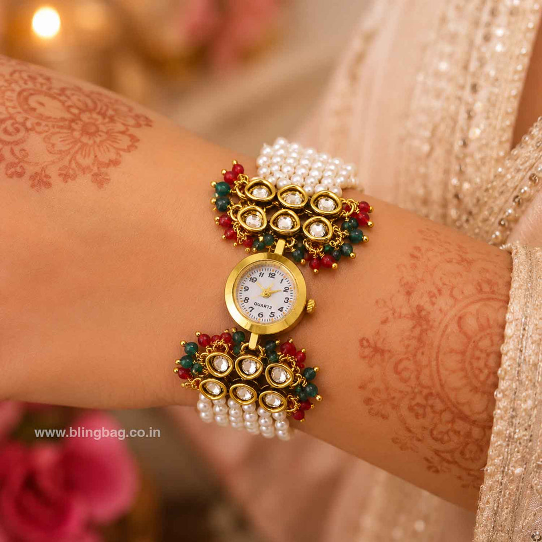 BlingBag Multicolor Leenika Kashmiri Watch