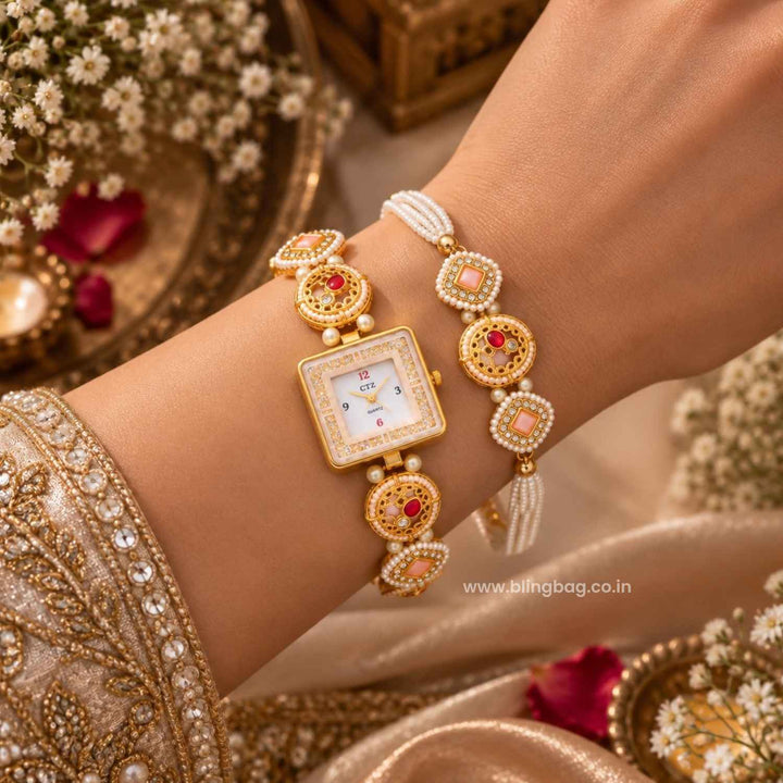 BlingBag Multicolor Meera Bracelet Watch