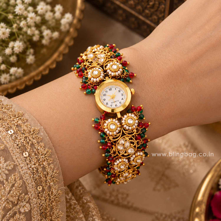 Blingbag Multicolor Phulwari Kashmiri Watch