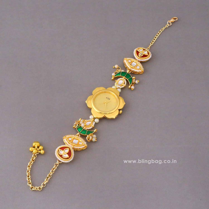 BlingBag Multicolor Poojaya Bracelet Watch