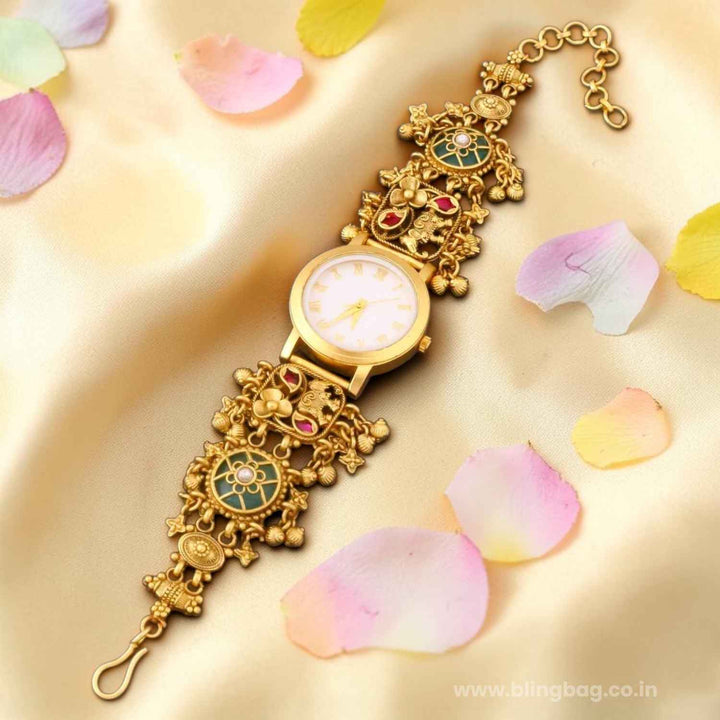 BlingBag Nityaapari Roman Kashmiri Watch