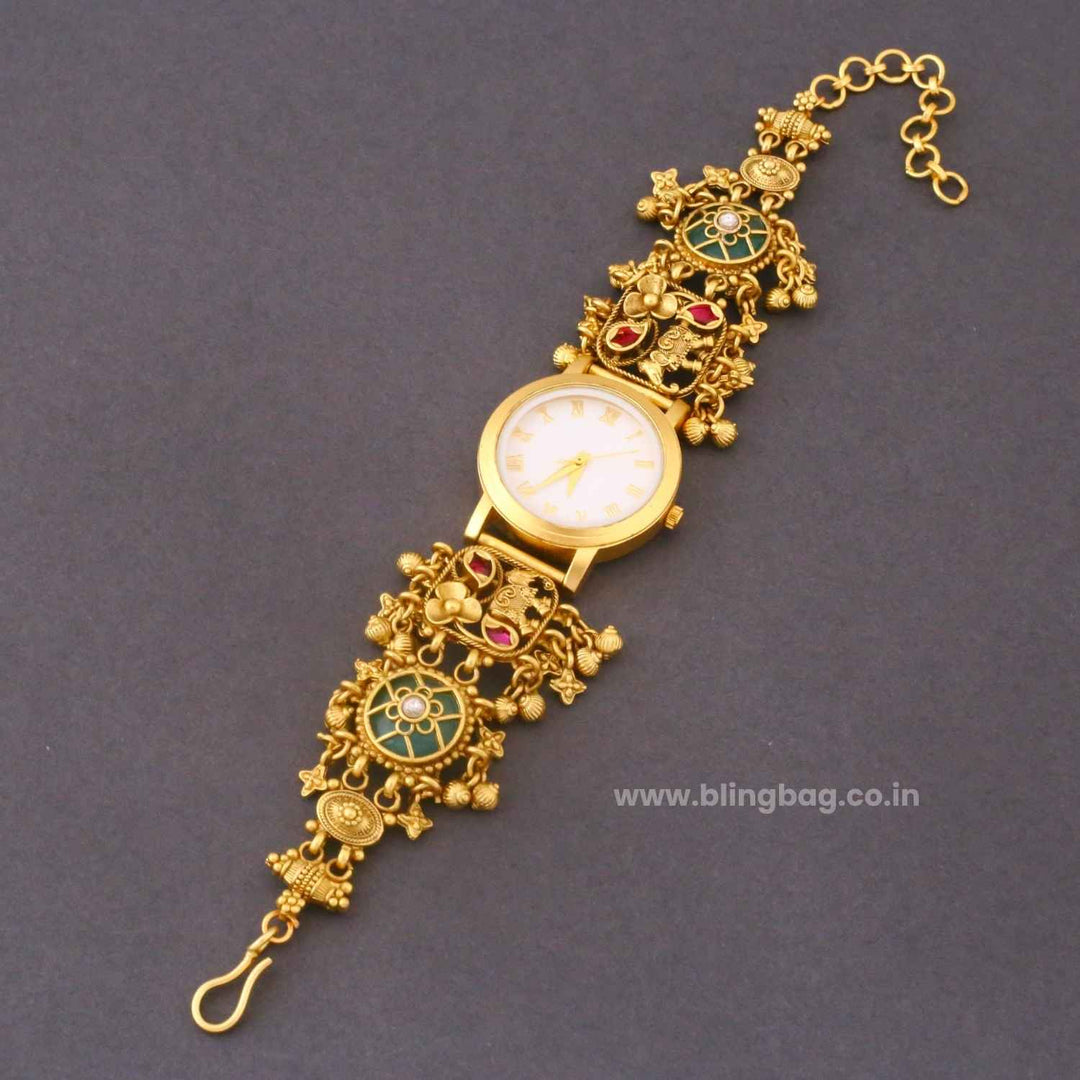 BlingBag Nityaapari Roman Kashmiri Watch