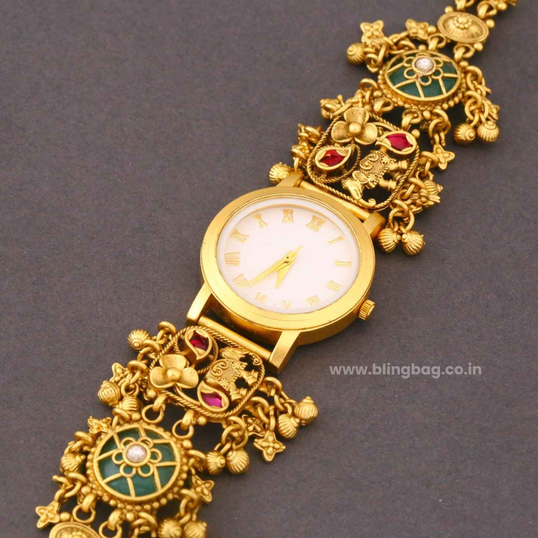 BlingBag Nityaapari Roman Kashmiri Watch