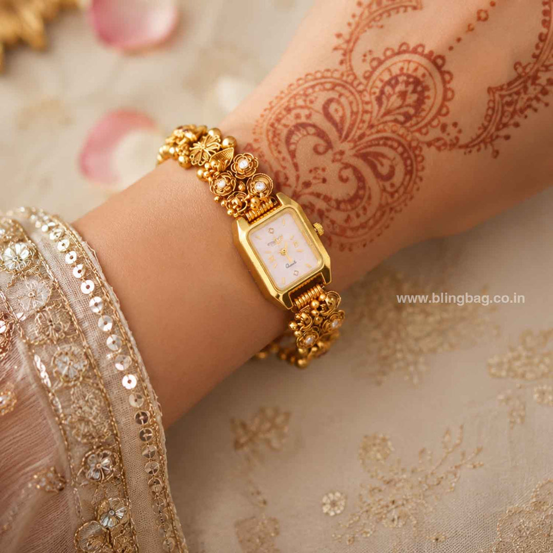 BlingBag Phulwi Roman Kashmiri Watch