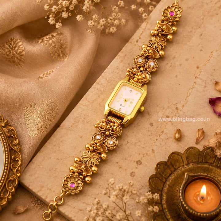 BlingBag Phulwi Roman Kashmiri Watch