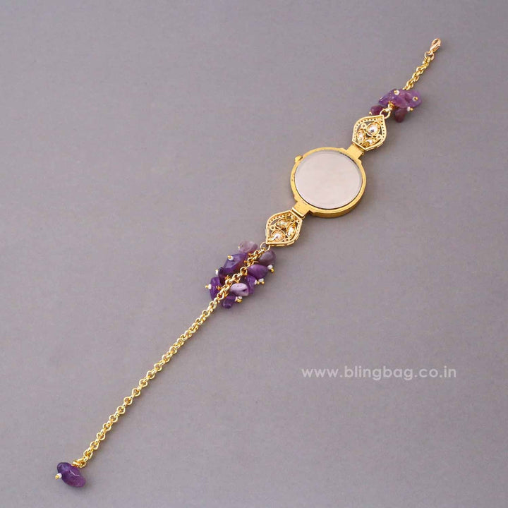 Blingbag Purple Shloka Kashmiri Watch