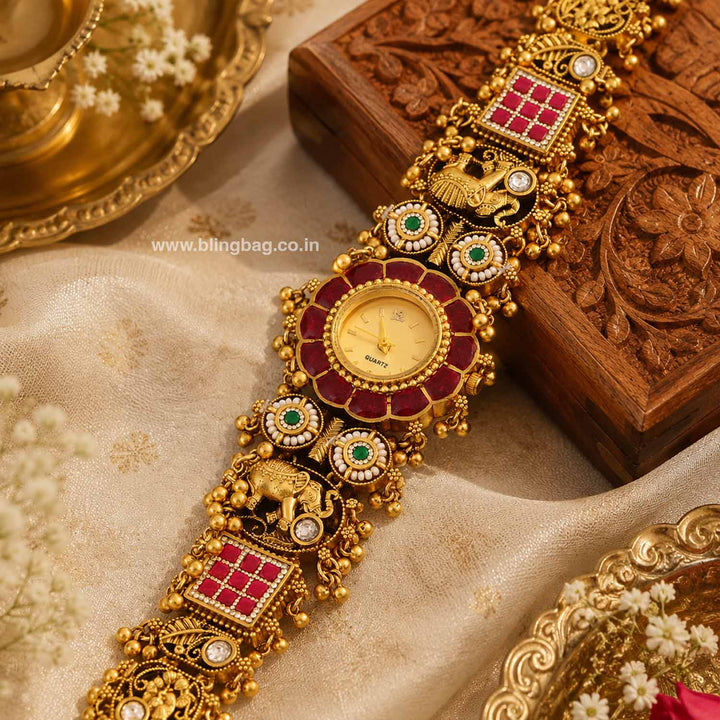 BlingBag Ruby Aditisha Heritage Watch