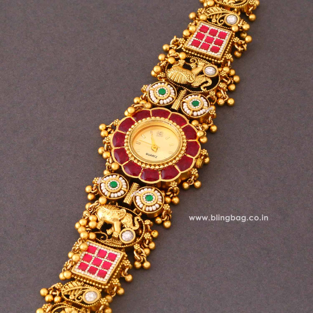 BlingBag Ruby Aditisha Heritage Watch