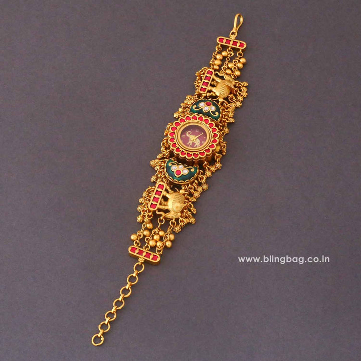 BlingBag Ruby Kavyaani Heritage Watch