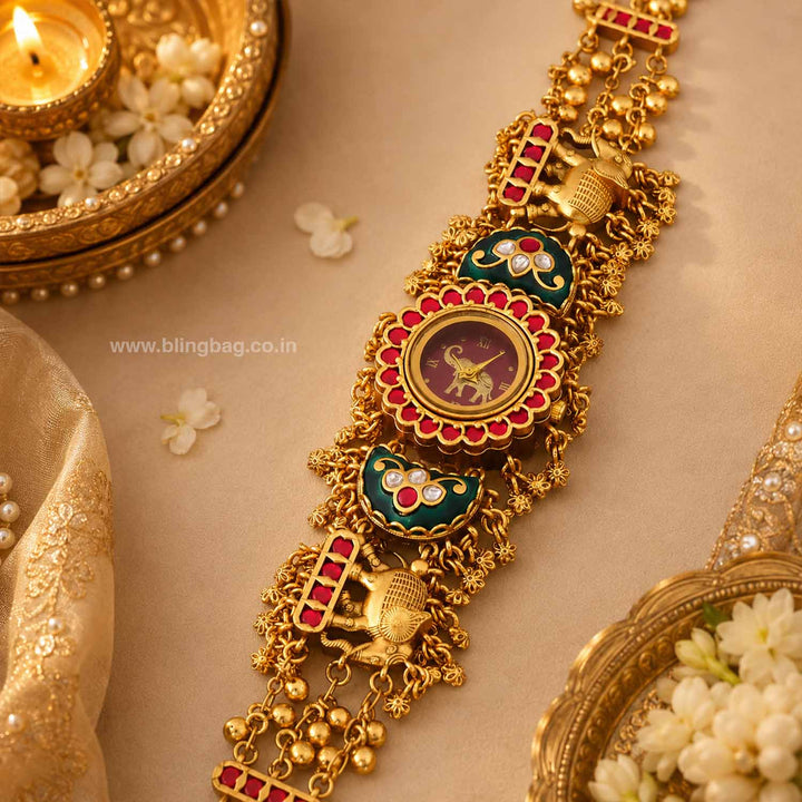 BlingBag Ruby Kavyaani Heritage Watch
