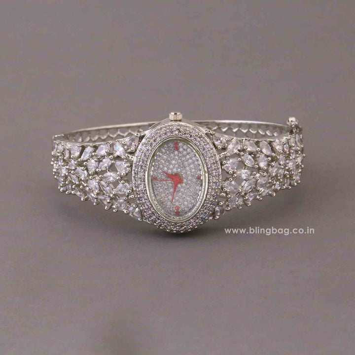 BlingBag Silver Ellaie Zirconia Watch II