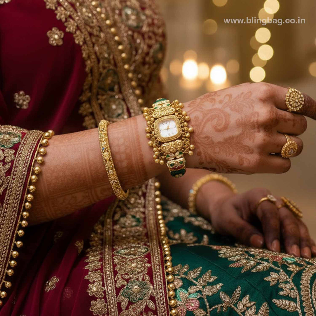 BlingBag Suryakanta Heritage Watch