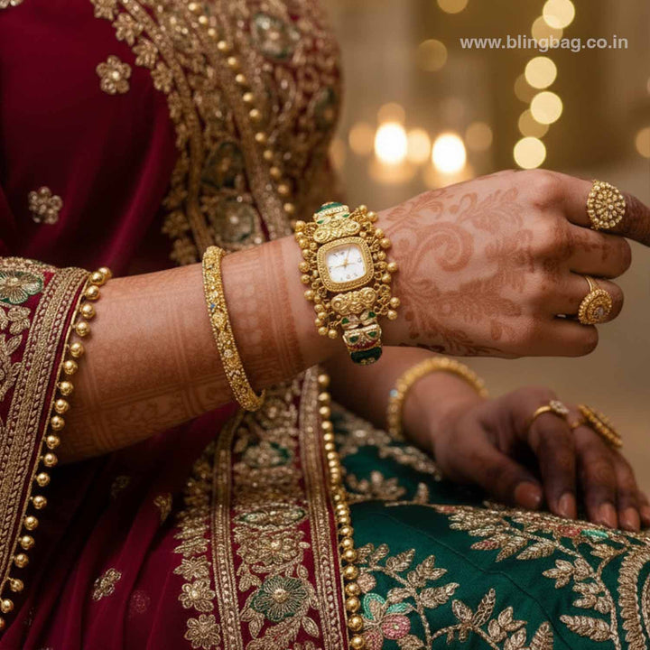 BlingBag Suryakanta Heritage Watch