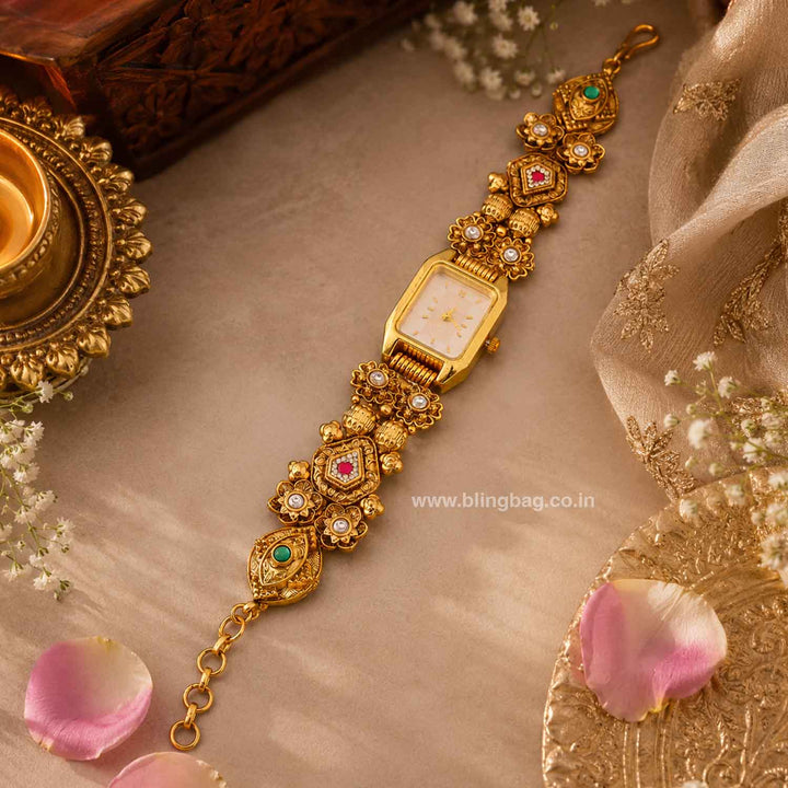 BlingBag Zareehna Roman Kashmiri Watch
