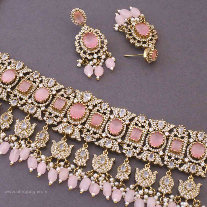 Blush Calindra Victorian Jewellery Set - New Arrival