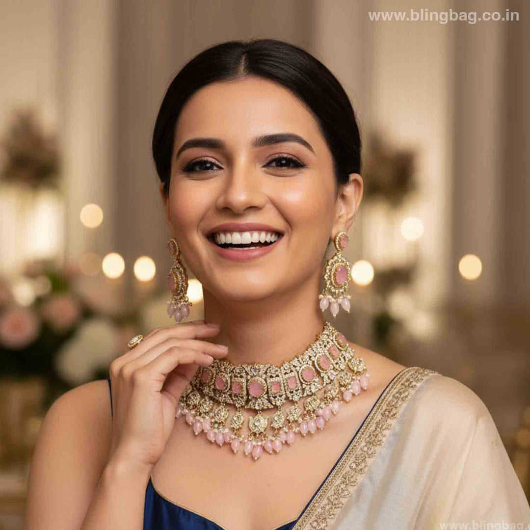 Blush Calindra Victorian Jewellery Set - New Arrival