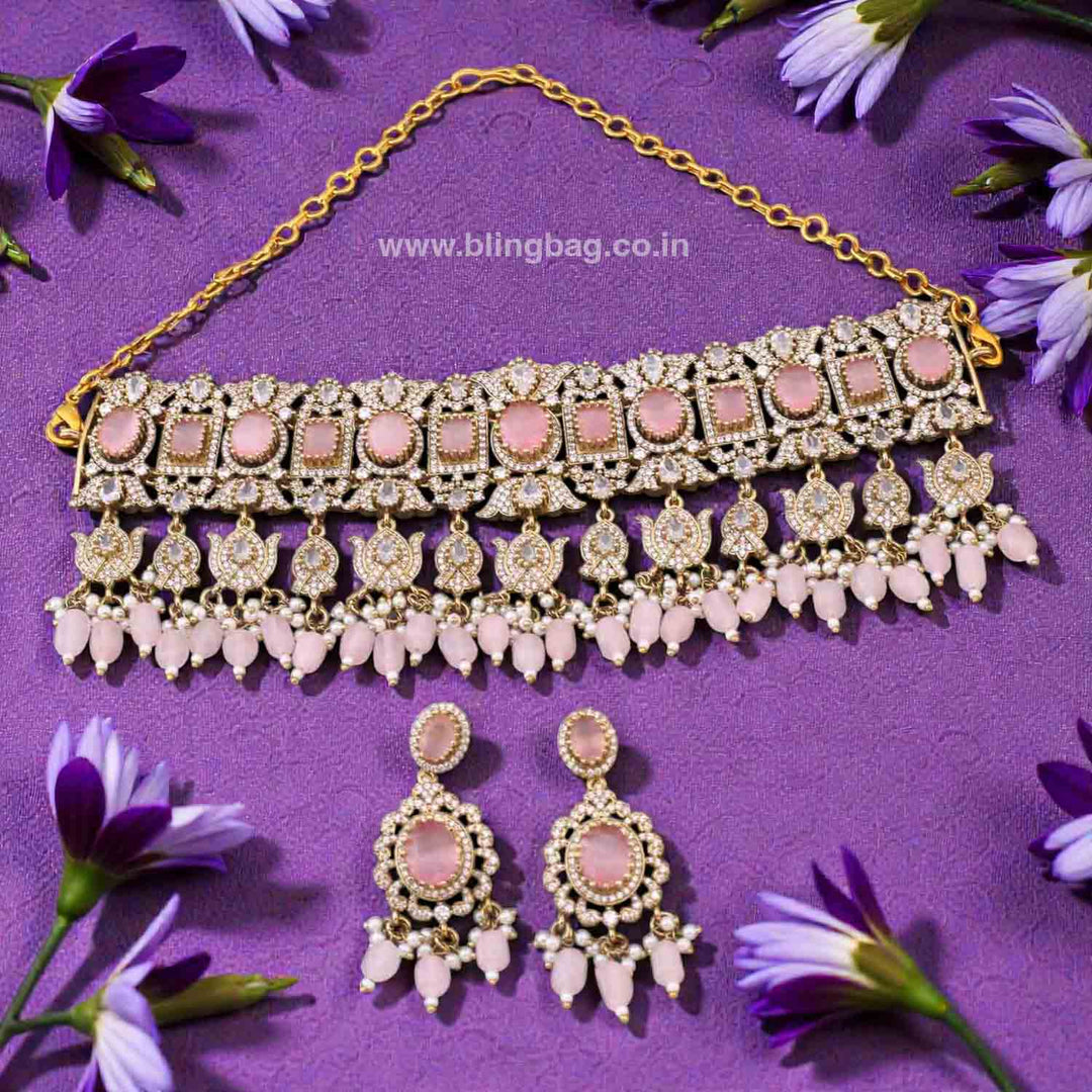 Blush Calindra Victorian Jewellery Set - New Arrival
