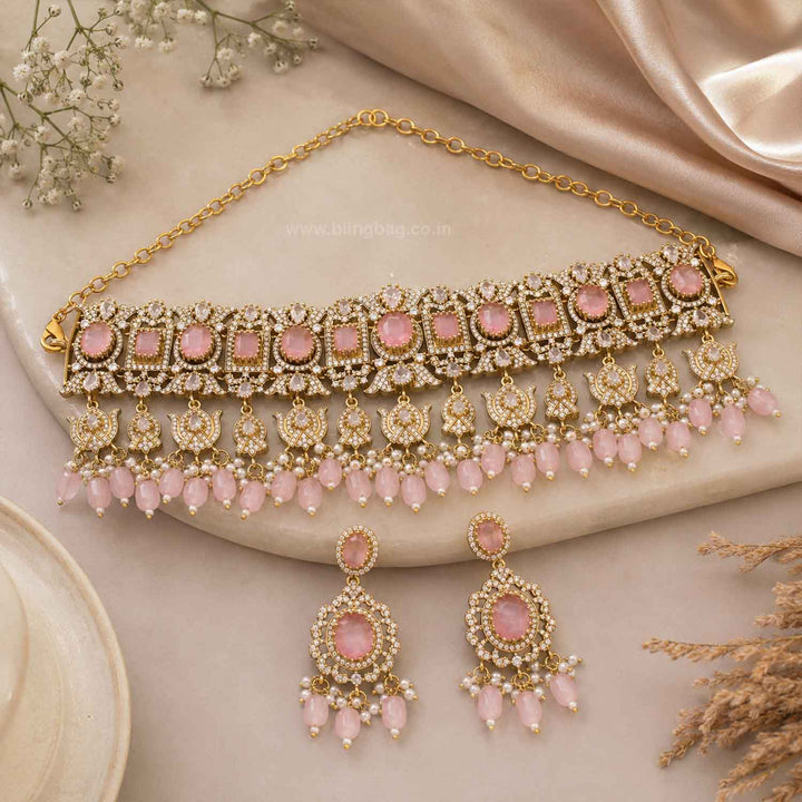 Blush Calindra Victorian Jewellery Set - New Arrival