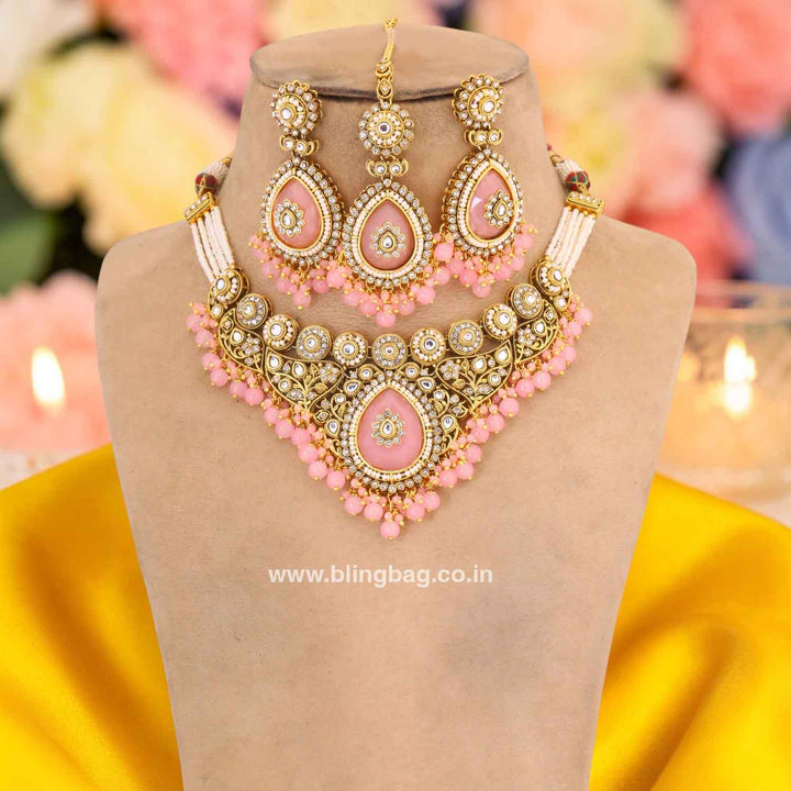 Blush Kavyaa Kundan Jewellery Set