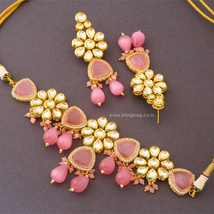 Blush Pragyani Kundan Jewellery Set