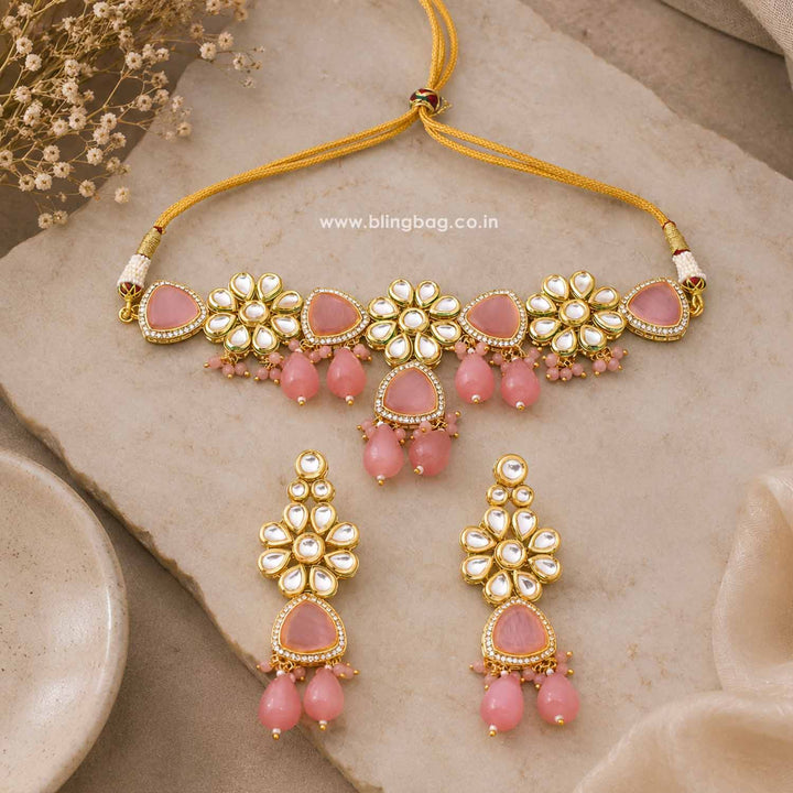 Blush Pragyani Kundan Jewellery Set