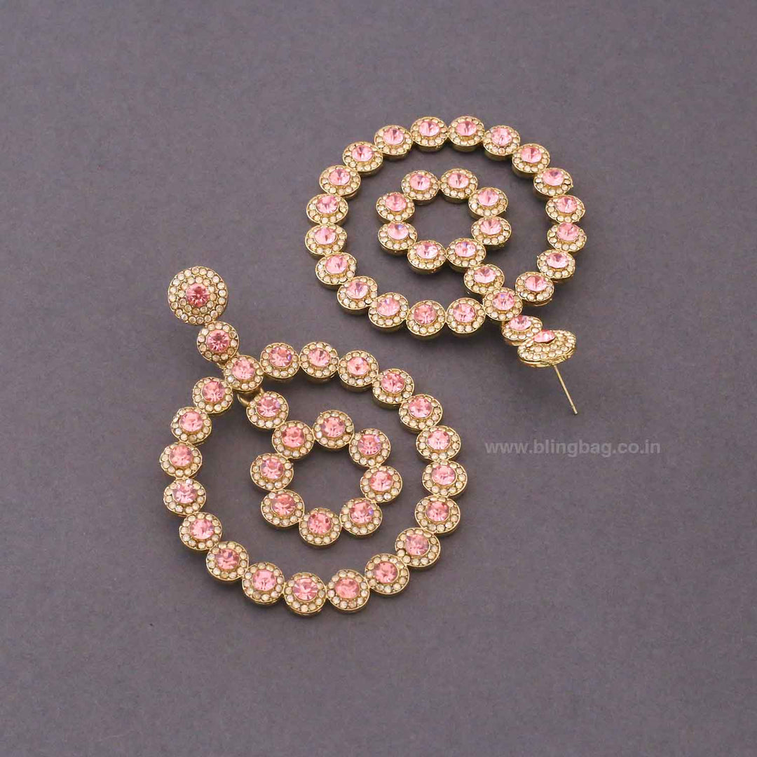 Blush Triyashu Chandbalis