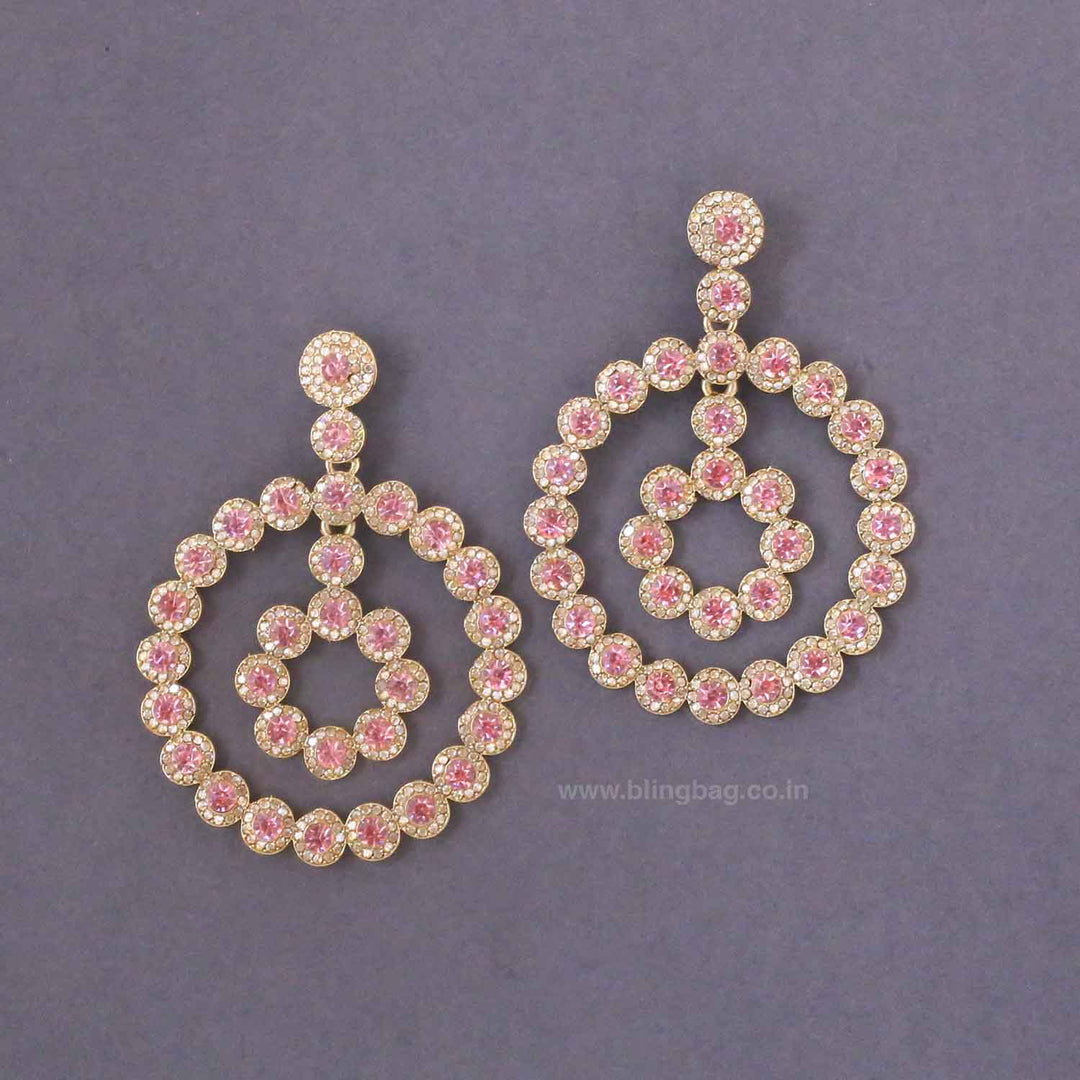 Blush Triyashu Chandbalis