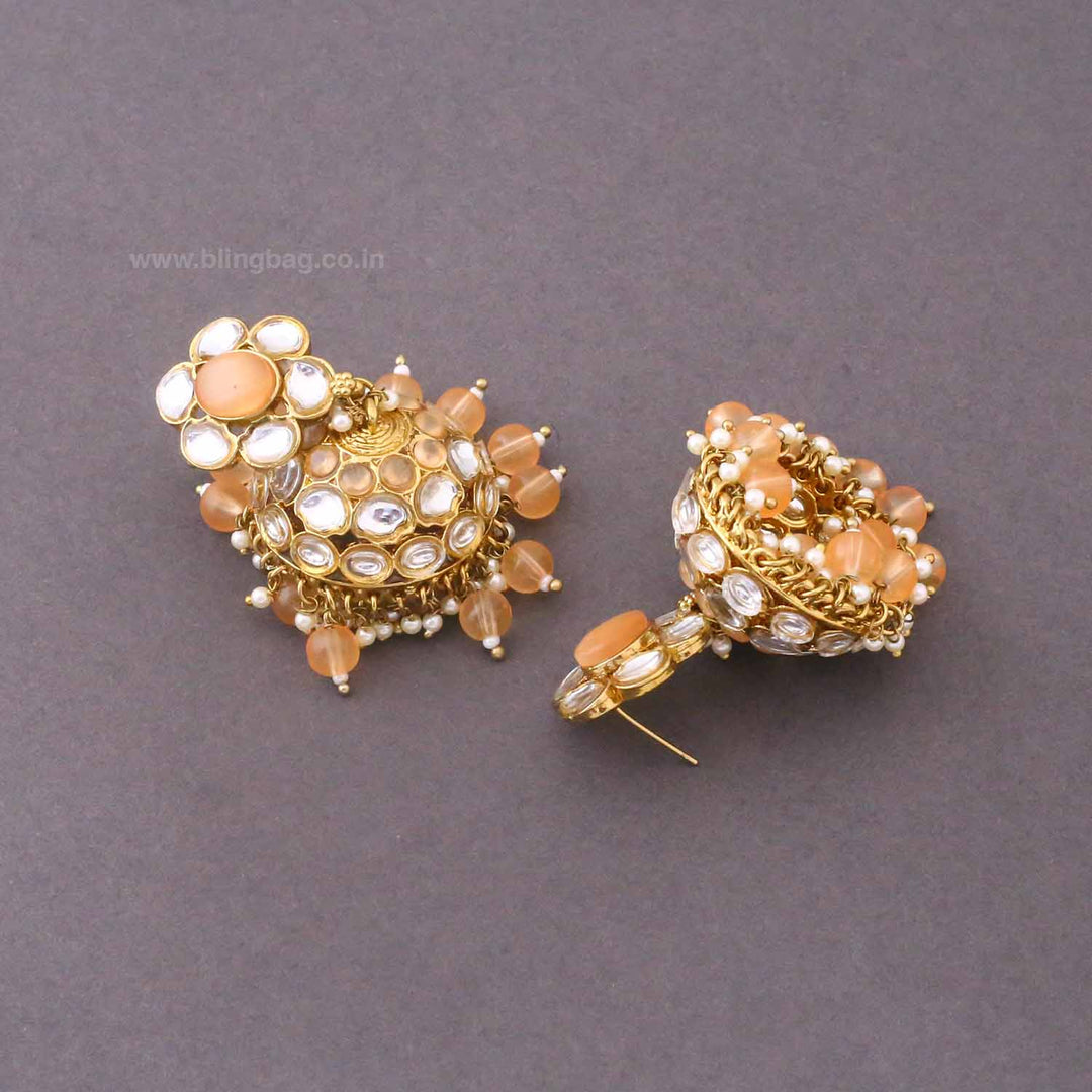 Brown Suweta Jhumkis