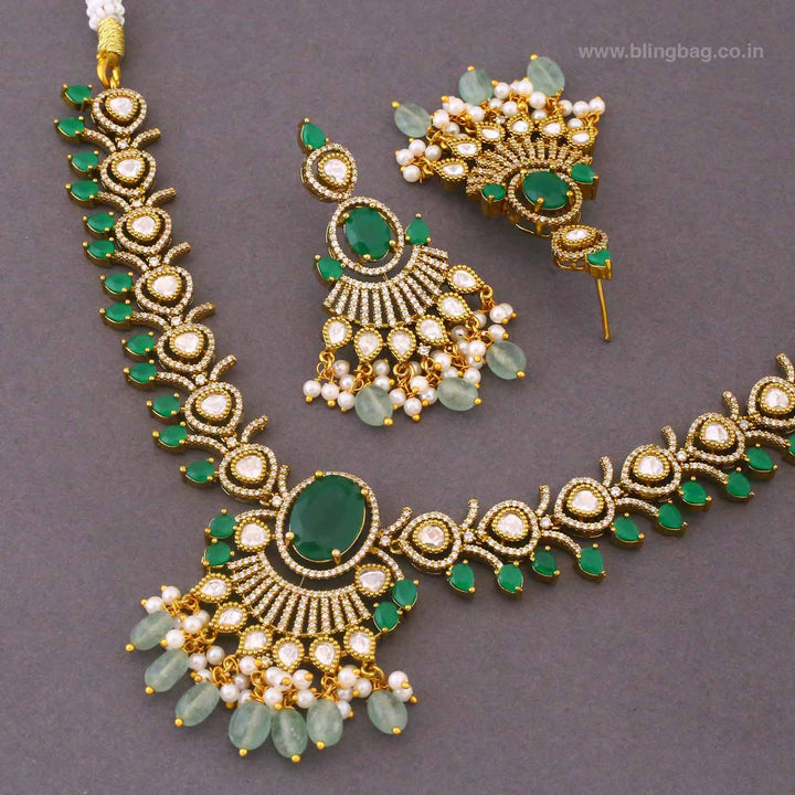 Emerald Aditii Victorian Jewellery Set - New Arrival