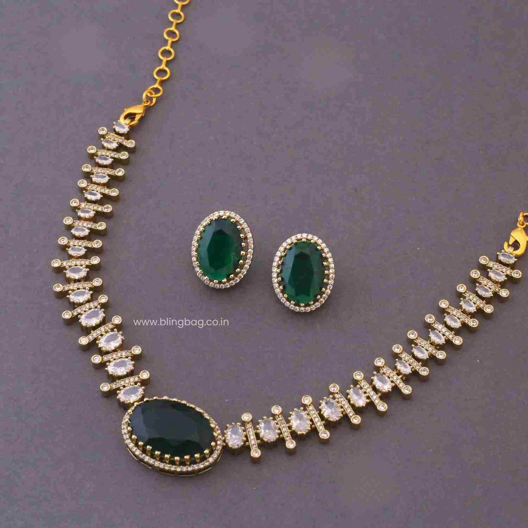 Emerald Alicebeth Victorian Jewellery Set - New Arrival