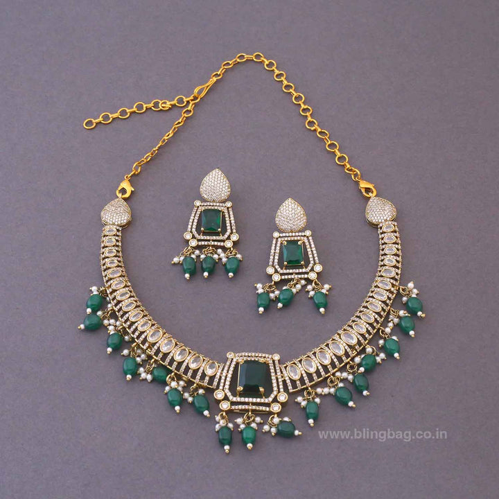 Emerald Alicejoy Victorian Jewellery Set- New Arrival